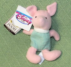 Classic Pooh Piglet B EAN Bag With Tag Mini Plush Disney Store 7&quot; Stuffed Animal - £7.06 GBP