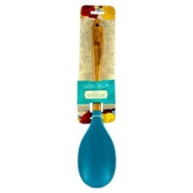 The Pioneer Woman Teal Basting Spoon with Olive Wood Handle - £10.88 GBP