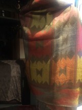 Vintage Hand made Native Southwestern Shawl Wrap - £60.57 GBP