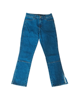 J BRAND Womens Straight Fit Jeans Split Hem Regular Blue Size 26W JB003357 - £60.09 GBP