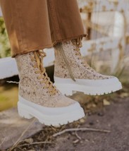 Free People Feels Good To Be Lost Lug Sole Hiker Boot Booties ( 7 ) - £132.19 GBP