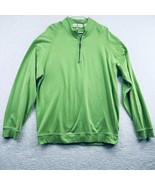 Fairway Greene Mens 1/4 Zip Pullover Size XXL Green Apple Golf Long Sleeve - $24.74