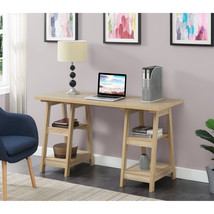 Convenience Concepts 47 x 20 x 29 in. Designs2Go Double Trestle Desk Wea... - $226.91