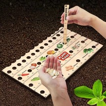 Garden Wooden Multifunctional Seedling Planting Ruler - £14.27 GBP