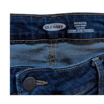 Old Navy Rockstar Super Skinny Jegging Jeans Womens Size 18 Blue Dark Wash - £12.59 GBP