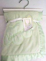 Messages From The Heart Baby Blanket Heaven Sent Green Cloud Sandra Magsamer - £29.75 GBP