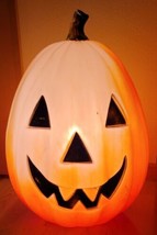 Empire Blow Mold 30&quot; Pumpkin Jack-O-Lantern Lighted Halloween Decoration - £37.59 GBP