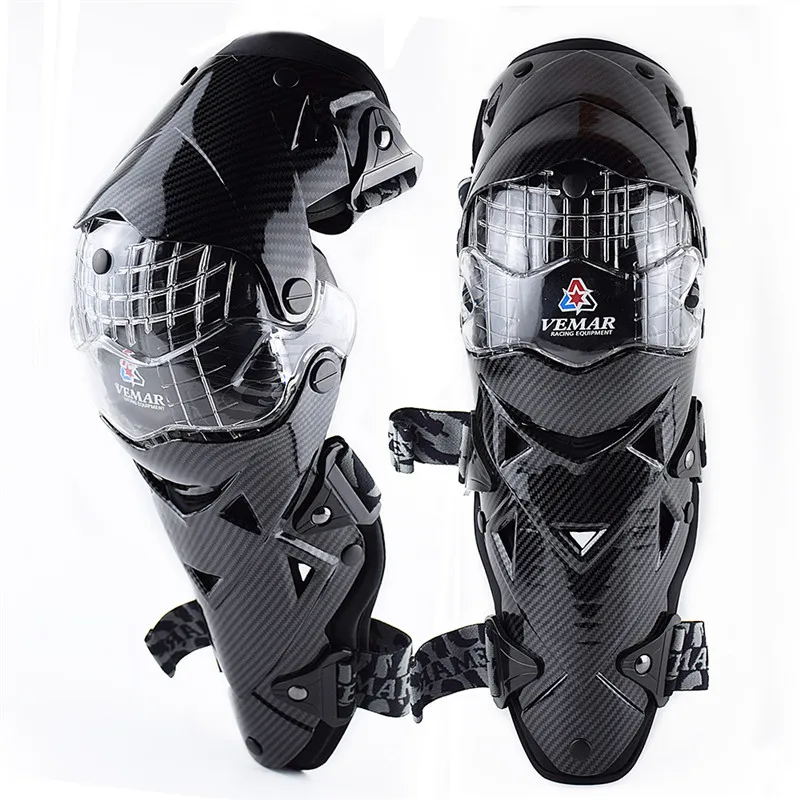 Hard  Motorcycle Knee Pads Men&#39;s Protective Gear Knee Gurad Kneepad Protector Ro - £328.08 GBP