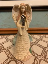 Vintage 2005 Enesco Foundations Psalms 91:9-11 Angel Sparkle Figurine - $26.99