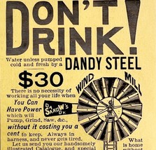 Smith &amp; Winchester Steel Mill 1894 Advertisement Victorian Water Pump 1 ... - $19.99