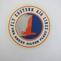 Vintage Fly Eastern Airlines The Great Silver Fleet Luggage Label Sticker Tag - £7.90 GBP