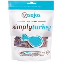 Sojos Simply Turkey Freeze-Dried Dog Treats, 4 oz - £23.52 GBP