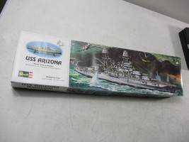 Revell: USS ARIZONA  Battleship Plastic Model Kit H-302, 1975 unbuilt - $24.74