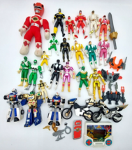 Vtg 90s Power Rangers 20+ Figures Motorcycle Plush Accessories Game Bandai As Is - £22.28 GBP
