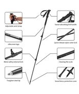 set Snow Pro Trekking Poles Aluminum Alloy Telescopic Hiking Sticks 61-1... - $98.00