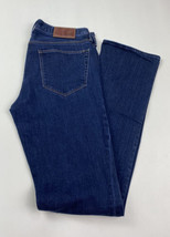 Madewell Rail Straight Leg Jeans Womens Size 27 X 32 (30x31.5) Dark Wash EUC - £14.56 GBP