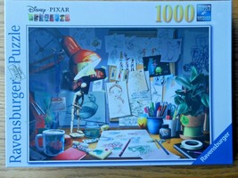 - Disney Pixar The Artist's Desk Ravensburger Puzzle 1000 Piece Brand New Sealed - $29.99