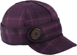 Stormy Kromer The Button Up Cap Size 6-3/4 Plum Passion - $53.35