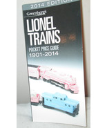 Greenberg`s Lionel Trains Pocket Price Guide 1901-2014 - $188.62 MXN