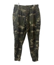 American Bazi Jogger Green Black Tan Camo Cargo Pants  Size Large Non St... - £14.99 GBP