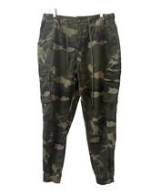 American Bazi Jogger Green Black Tan Camo Cargo Pants  Size Large Non St... - $18.69