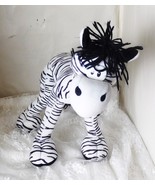 Goffa Int&#39;l Jointed Plush Zebra - 15&quot; Tall - Posable - Self Standing - £14.81 GBP