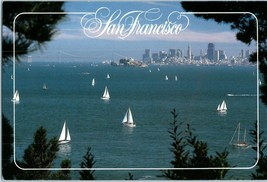 Sailing in the San Francisco Bay California Postcard - £4.63 GBP