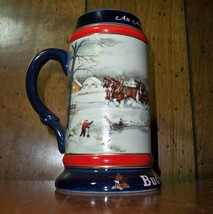 Budweiser &quot;An American Tradition&quot;  1990 Holiday Stein - CS112 - £11.95 GBP