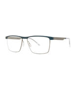 Jhane Barnes Contiguam Eyeglasses Eye Glasses Steel Authentic New 56mm Men - $3,138.12 MXN