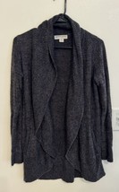 Barefoot Dreams Sweater Gray Cozy Chic Lite Pocket Cardigan 452  Womens Medium - £27.75 GBP