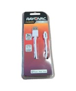 Rayovac fusion 3ft lightning cord White - $17.00