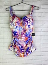 Profile by Gottex Swimwear Built in Bra Tankini Swim Top Multicolor Wome... - £24.47 GBP