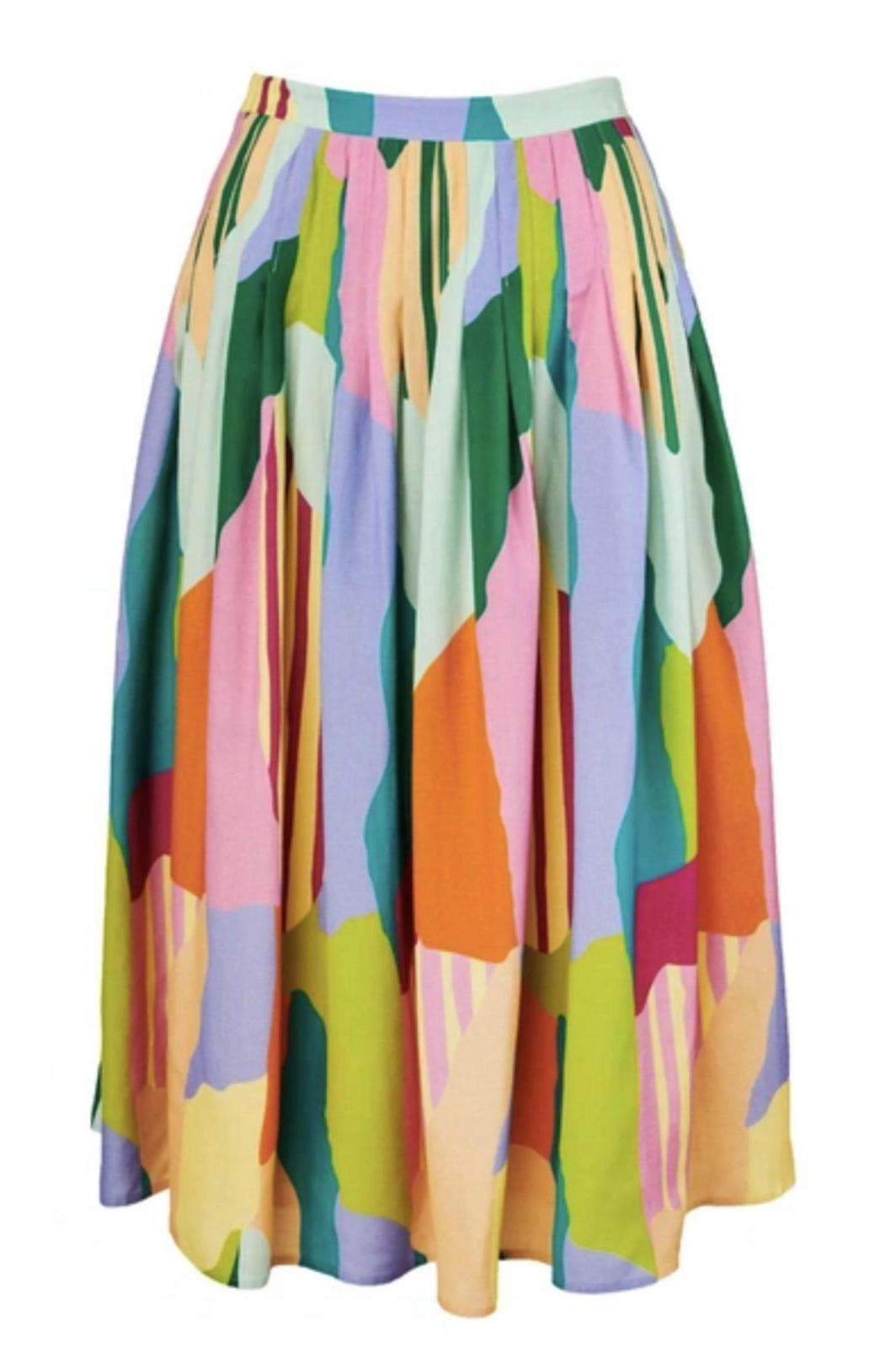 Crosby By Mollie Burch Women&#39;s Mallie Skirt Color Fields - $129.00