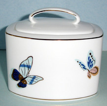 kate Spade Eden Court Sugar Bowl Butterfly Motif Lenox USA New - $102.86