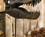 Jurassic Tyrannosaurus Rex T-Rex Faux Fossil Skull With Pole Display Mou... - $111.99