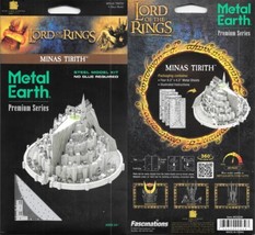 Lord of The Rings Movies Minas Tirith Metal Earth ICONX 3D Steel Model K... - $40.63