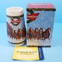 Budweiser Stein Christmas 2009 Mug Gift Box and COA A Holiday Tradition CS699 - £15.17 GBP