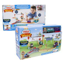 Thomas and Friends Wood Lift &amp; Load Cargo Playset - $46.74