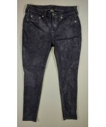 True Religion Curvy Skinny Jeans Gray Marbeled Women's 31 (32x30) Pants Stretch - £18.11 GBP