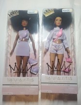 2 New Naturalistas Pixie Puff Collection Penny &amp; Peety 11” Fashion Doll Set - £52.90 GBP
