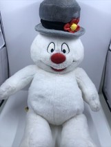 BAB Build a Bear - FROSTY THE SNOWMAN - 18&quot; Plush Stuffed &amp; Hat. Light&amp; ... - £14.96 GBP