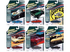 &quot;Muscle Cars USA&quot; 2022 Set B of 6 pieces Release 1 1/64 Diecast Model Cars by J - £59.78 GBP