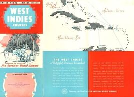 West Indies Cruises by Pan American World Airways Brochure 1954 - $24.72
