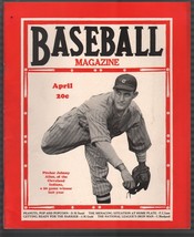 Baseball Magazine 4/1937-Johnny Allen-Bill Dickey-MLB-pix-info-FN - £67.83 GBP