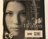 7th Heaven Tv Guide Print Ad Jessica Biel Stephen Collins TPA15 - $5.93