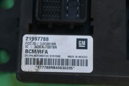 GM Chevrolet Colorado Canyon Bcm Bcu Body Control Module 21997788 image 2