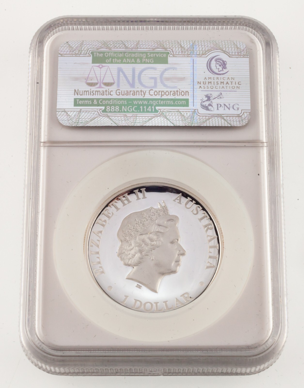 2014-P Australia S$1 Canguro Alto Rilievo NGC PF70 Ultra Cameo Con Scatola CoA Item image 2