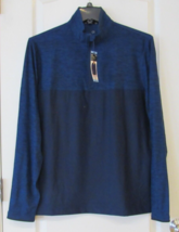 GAPFit Mockneck Long Sleeve Active 1/2 Zip Pullover Blue Men&#39;s Sz L NWT - $461.26 MXN