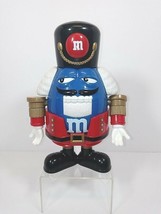 M&amp;M Candy Dispenser Nutcracker Red Palace Royal Guard 9” Working - £10.35 GBP