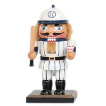 Santa's Workshop Baseball Player Wooden Christmas Nutcracker 6.5 Inch Mu... - $39.58